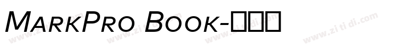 MarkPro Book字体转换